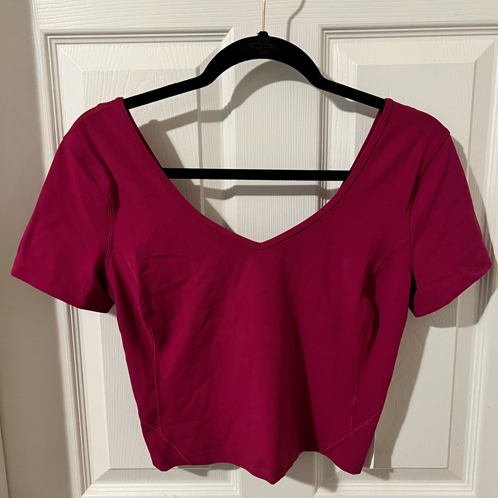 Lululemon Align Tshirt in Magenta Purple